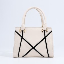 Bag Female Tout with zipper, white color