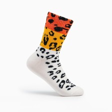 Women's socks, white color, size 36-40