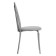 Viennese soft chair, silver metallic/metallic