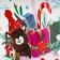 Open Key "New Year's toe" 27x22 cm