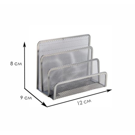 Papers stand, gray, mesh-1