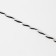 Thread for weaving, twisted, d = 2 mm, 100 m, black and white color