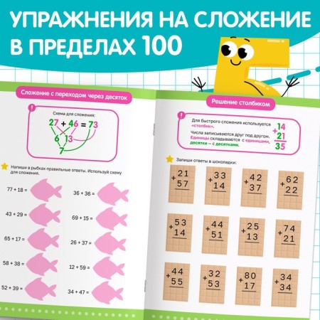 The book "A reusable simulator. Addition in the range of 100 "-2