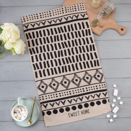Towel kitchen shade "Sweet Home" 35x60 cm, 100% cotton, 160g/m2