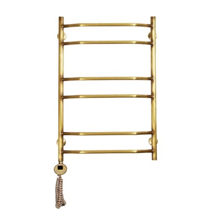 Domoterm electric heated towel rail "Laura" P6, 600x800 mm, left, bronze-1