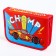 Penal frame, 1 section, 140x210x40 mm, folding pocket, fabric, cars