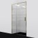 Shower door Wasserkraft AISCH 55P05, 1200x2000 mm, transparent, intense, gold