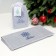Tainted towel "Snowflake" 30x60 cm, 100% cotton, 340 g/m2