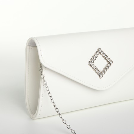 Female bag on a magnet, white color-3