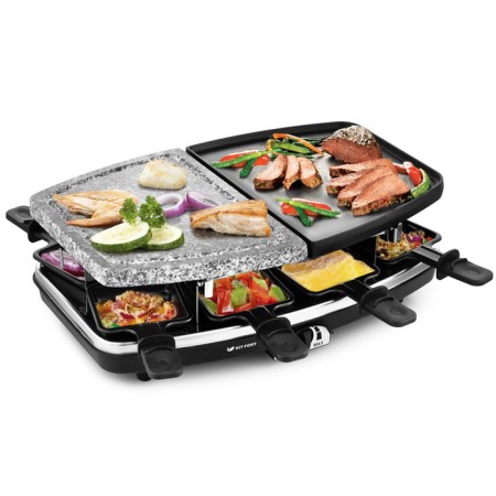 Elektogril KitFort KT-1649, Rocket Council, 1200 W, 8 pans, 7x7 cm, black