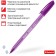 Ballpoint handle Luxor Inkglide 100 ICY Blue, 0.7mm, Tripart, Assorted Corps 16700/50 TUB