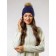 Female ISee hat, size 52-56, blue color