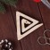 The workpiece for creativity "Triangular snake",