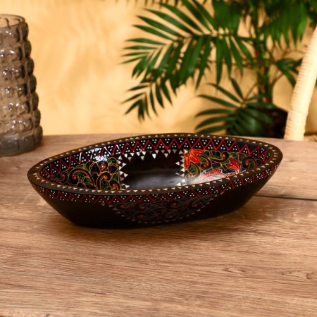 Style Glomok dish wood 33x17x7 cm