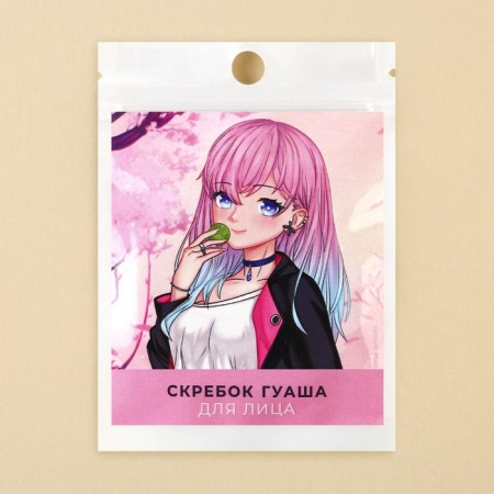 Scrap for facial massage round "Anime", 5 cm-3