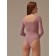 Body Female Scollatura Quadrata, Size XL, Rosa Ash color
