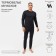 Male thermal underwear (jumper, trousers) minku color black, size 48