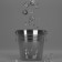 Ice ice bucket "Ice", 5 l, 22 × 22 cm, chrome color