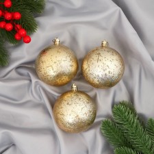 Set of balls plastic D-8 cm, 3 pcs 