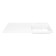 Sink over the washing machine Uperwood Magenta, 110 cm, right, white