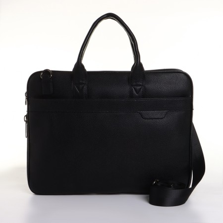 Male bag, black color-1