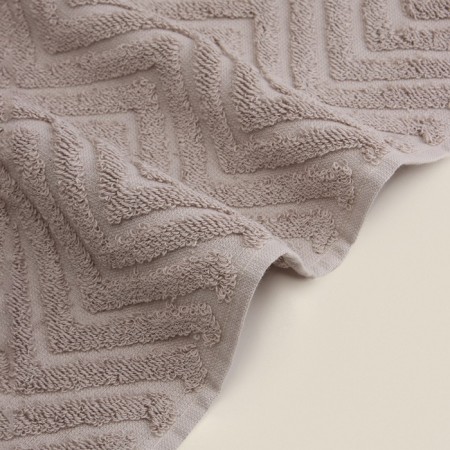 Trush Trick SL Home: Geometry "Sabbia" 67x140 cm, 83% cotton, 17% linen, 500 g/m2-4