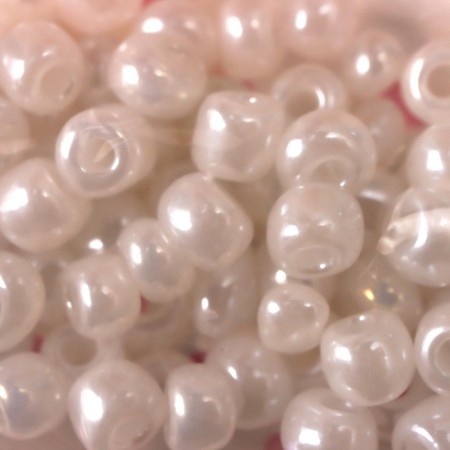 Round beads "delicate colors of white-yellow-pink" 8 colors x 10 grams-6