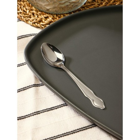 Teaspoon "Novice-1", h = 14.5 cm, thickness 1 mm, silver color