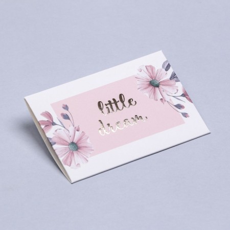 Envenue for a certificate with an embossing "Little Dream" 10.5 x 7 set 10 pcs