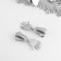 Automatic castle for lightning "Tractor", No. 8, decorative, 10 pcs, Nickel color