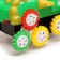 Crokodiye car-carrier, works on batteries, green color