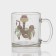 New Year's glass tea mug "New Year's snakes", 320 ml, mix