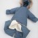 Combiason-transformer children's kinderlitto "Velvet", height 68-80 cm, Denim color