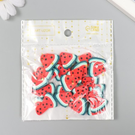 Decor for the creativity of PVC "watermelon pieces" set 20 grams 0.3x1.9x2 cm-2
