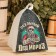 Bath cap with print "Real Santa Claus"