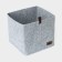 Storage basket EVA Elegance, 28 × 28 × 24 cm, color gray color