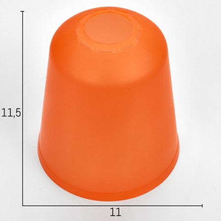 Universal "Cylinder" E14/E27 Orange 11x11x12cm