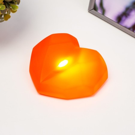 Night -hearted heart LED from batteries mix 12x11x4.5 cm Risalux-2