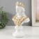 Souvenir Polystone "Bust. Queen" White with gold 9x12.5x22 cm