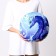 Round pillow "Diamond Dragon"