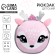 Baby plush backpack, round Olenenok, 18 × 18 cm
