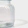 Glass Bank for bulk products with a ceramic lid of the bunny in gold, 600 ml