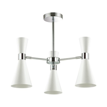 QUINN 3x60W E14, Chrome, white 55x55x44.5 cm-1