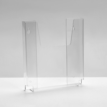 Wall stand A5 voluminous, 17 × 3 × 18.5 cm, 2 mm plexiglass, in a protective film-1