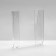 Wall stand A5 voluminous, 17 × 3 × 18.5 cm, 2 mm plexiglass, in a protective film