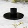 Circle Circle Circle for 1 candle, 7x3 cm, black muars
