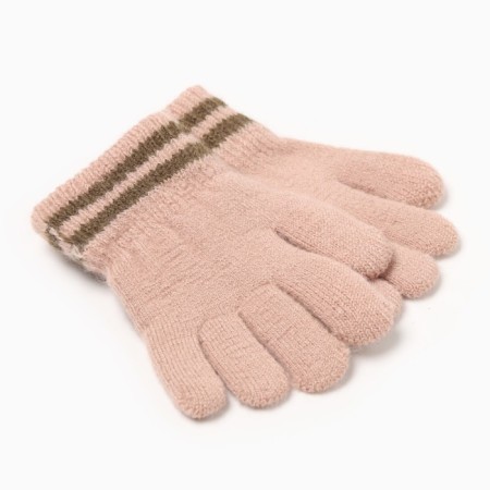 Children's gloves minku, dusty pink color, 13 cm
