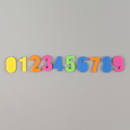 A set of figures from EVA on an adhesive basis "numbers", 13 grams mix-1