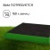 The flowerbed is galvanized, 100 × 100 × 15 cm, green, “quadro”, Greengo