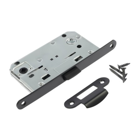 Lock Lockland ZLK1BL, Black, M/O 96 mm., Plastic. tongue